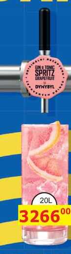 GINTONIC SPRITZ GRAPEFRUIT DYNYBYL 20L 
