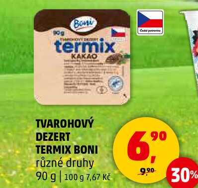 TVAROHOVÝ DEZERT TERMIX BONI, 90 g