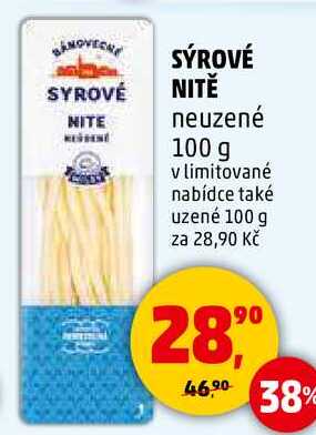 SÝROVÉ NITĚ neuzené, 100 g 