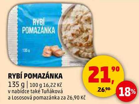 RYBÍ POMAZÁNKA, 135 g  