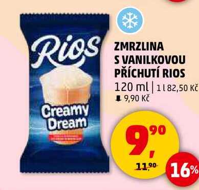 ZMRZLINA S VANILKOVOU PŘÍCHUTÍ RIOS, 120 ml  