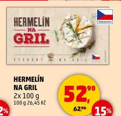 HERMELÍN NA GRIL, 2x 100 g 