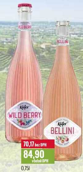 Kafer WILD BERRY/BELLINI 0,75l