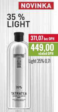 TATRATEA 35% LIGHT 0,7l