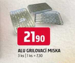 ALU GRILOVACÍ MISKA 3 ks