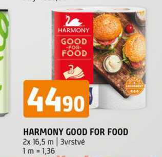 Harmony kuchyňské utěrky 3-vrst. 2 role