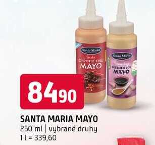 Santa maria mayo 250 ml vybrané druhy