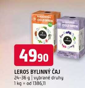 Leros bylinný čaj vybrané druhy