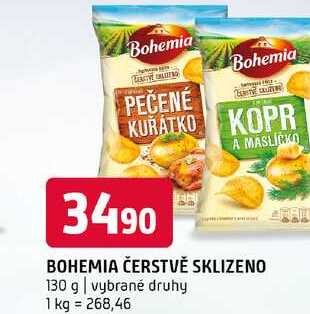 Bohemia Chips 130g, různé druhy