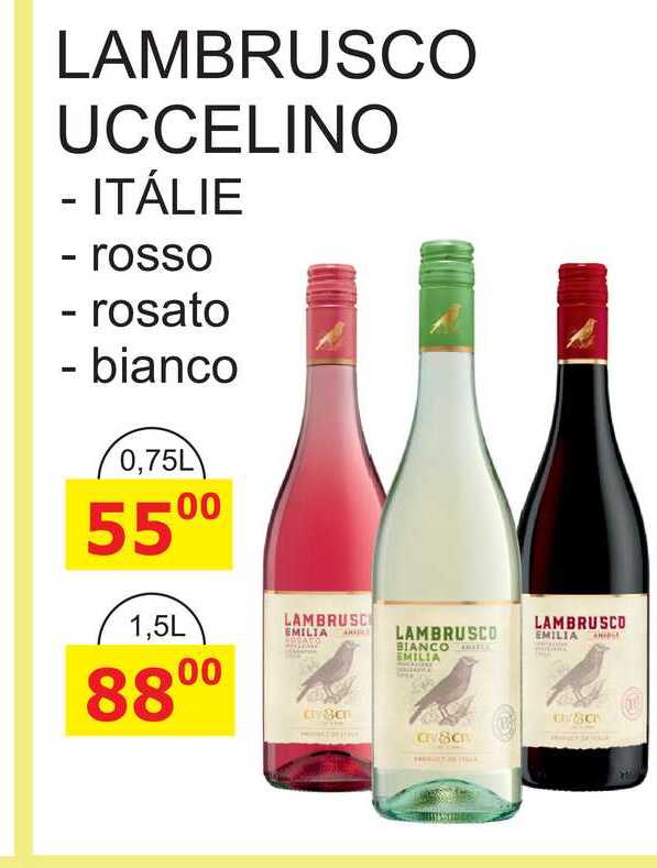 LAMBRUSCO UCCELINO  0,75L 