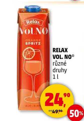 RELAX VOL. NO různé druhy, 1 l