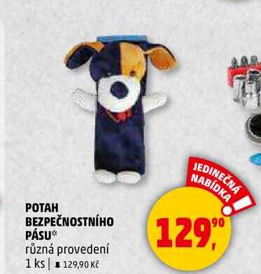 POTAH BEZPEČNOSTNÍHO PÁSU různá provedení, 1 ks