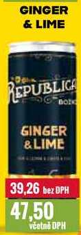 GINGER & LIME 250ml