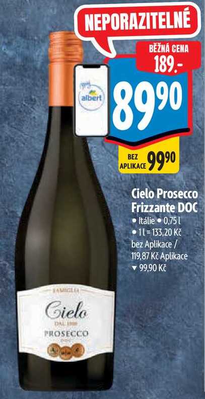  Cielo Prosecco Frizzante DOC 0,75 l