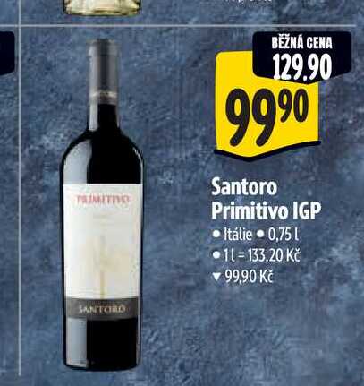 Santoro Primitivo IGP 0,75 l