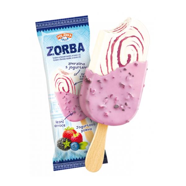 Polarka Zorba zmrzlina lesní ovoce