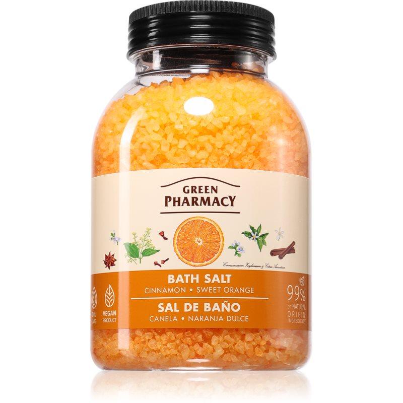 Green Pharmacy Cinnamon & Sweet orange Bath Salt relaxační sůl do koupele 1000 g
