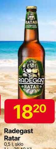 Radegast Ratar 0,5 l, sklo