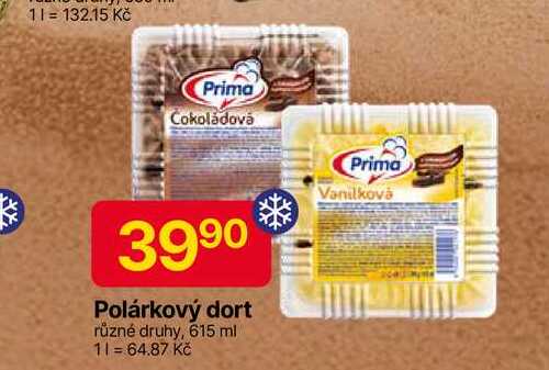 Prima Polárkový dort různé druhy, 615 ml 