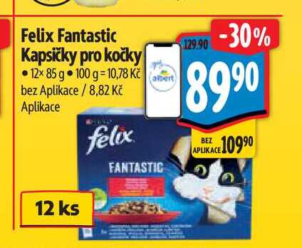 Felix Fantastic Kapsičky pro kočky 12x85 g 