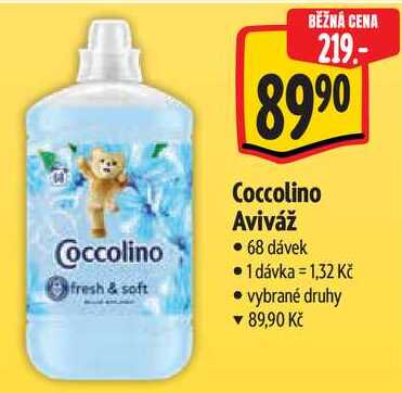 Coccolino Aviváž, 68 dávek