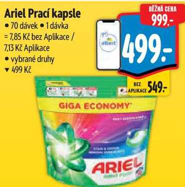Ariel Prací kapsle, 70 dávek 