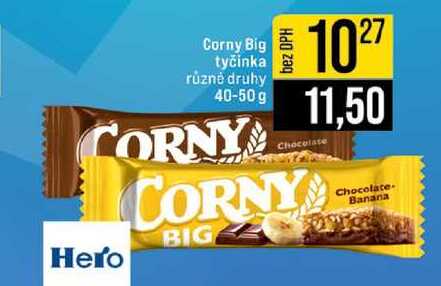 Corny Big tyčinka různé druhy 40-50 g