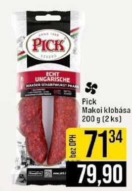 Pick Makoi klobása 200 g (2 ks)