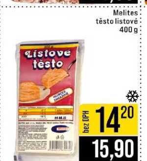 Melites těsto listovė 400 g