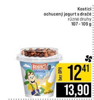 Kostíci ochucený jogurt s dražé různé druhy 107-109 g 