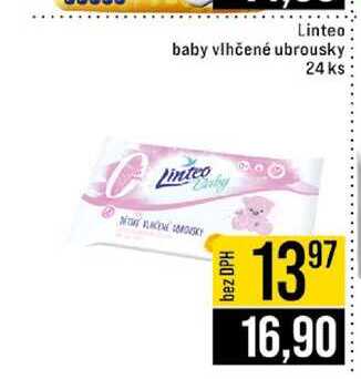 Linteo baby vlhčené ubrousky 24 ks 