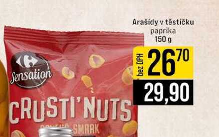 Arašídy v těstíčku paprika 150 g