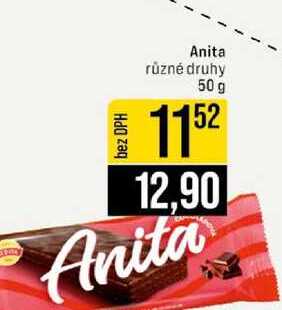 Anita různé druhy 50 g 