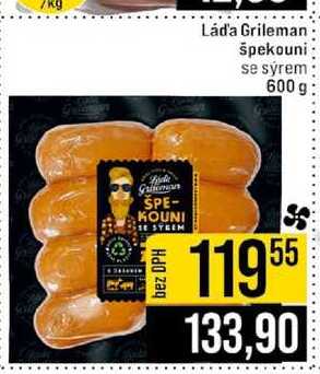 Láda Grileman špekouni se sýrem 600 g