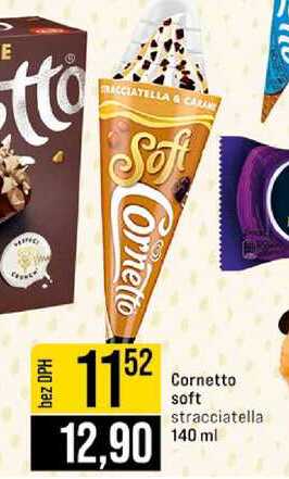Cornetto soft stracciatella 140 ml 