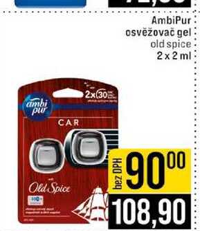AmbiPur osvěžovač gel old spice 2 x 2 ml 