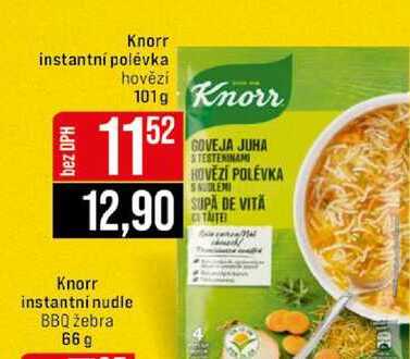 Knorr instantní polévka hovězí 101g