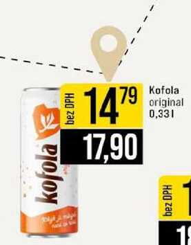 Kofola original 0,33l