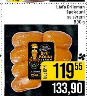 Láda Grileman špekouni se sýrem 600 g