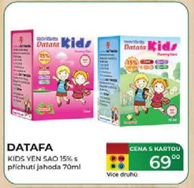 DATAFA KIDS VEN SAO 15% s příchutí jahoda 70ml 