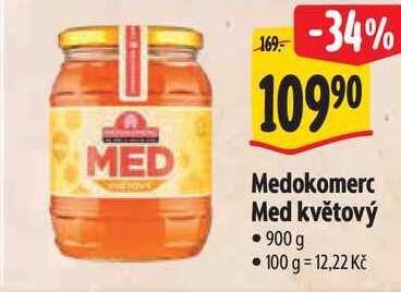 Medokomerc Med květový, 900 g