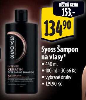 Syoss Šampon na vlasy, 440 ml 