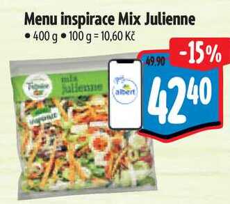 Menu inspirace Mix Julienne, 400 g