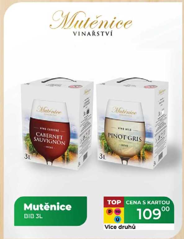 Mutěnice BIB 3L 