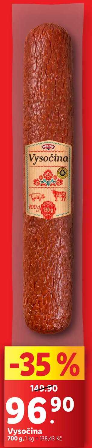 Vysočina, 700 g