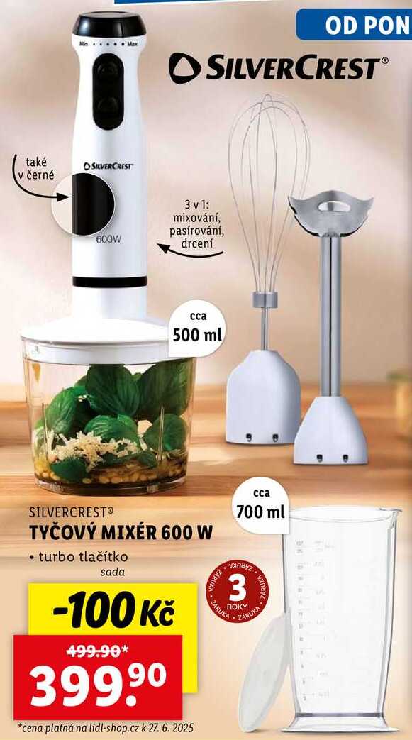 TYČOVÝ MIXÉR 600 W 