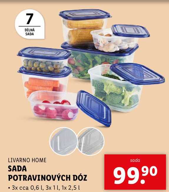 SADA POTRAVINOVÝCH DÓZ 