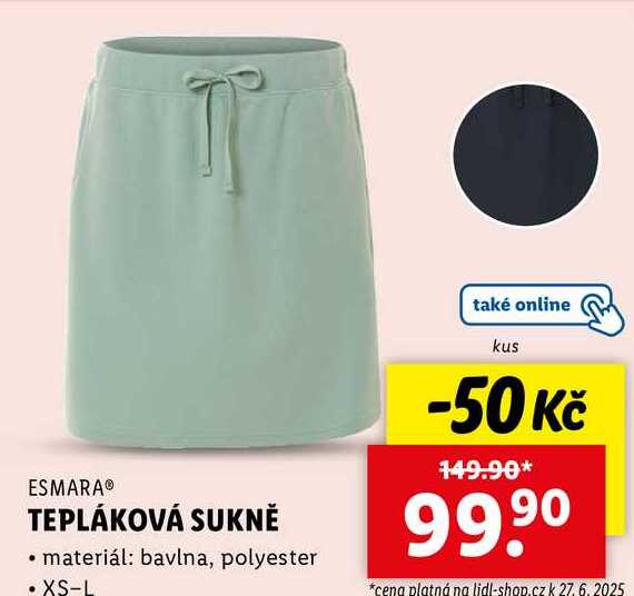 TEPLÁKOVÁ SUKNĚ 