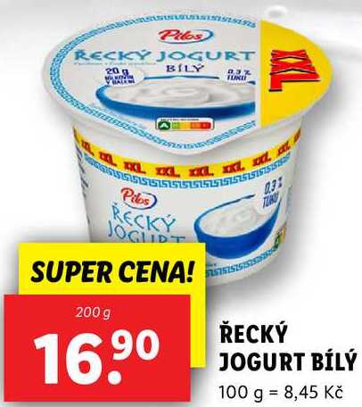 ŘECKÝ JOGURT BÍLÝ, 200 g
