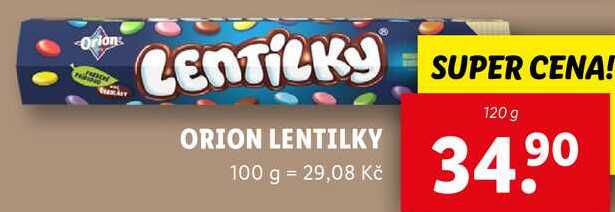 ORION LENTILKY, 120 g